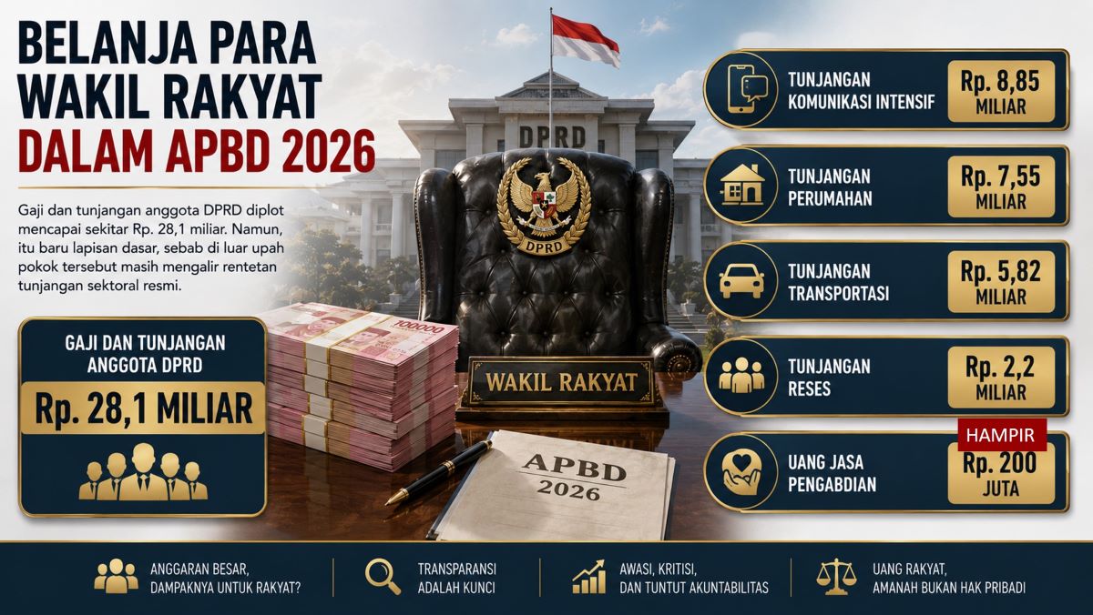 Belanja fantastis wakil rakyat