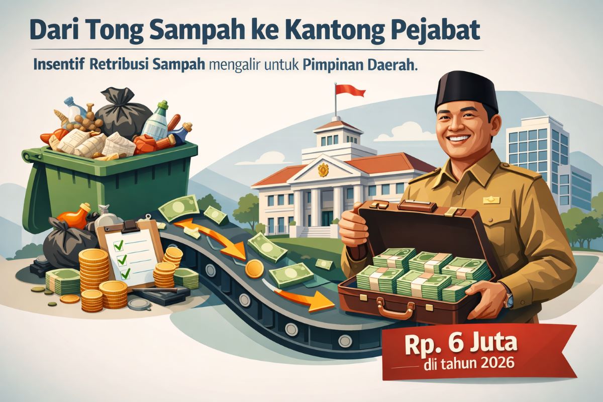 dari tong sampah masuk saku pimpinan daerah