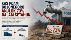 Kas Perumda Tirta Buana Anjlok 73,4 Persen, Likuiditas Terkuras Rp. 11 Miliar dalam Setahun
